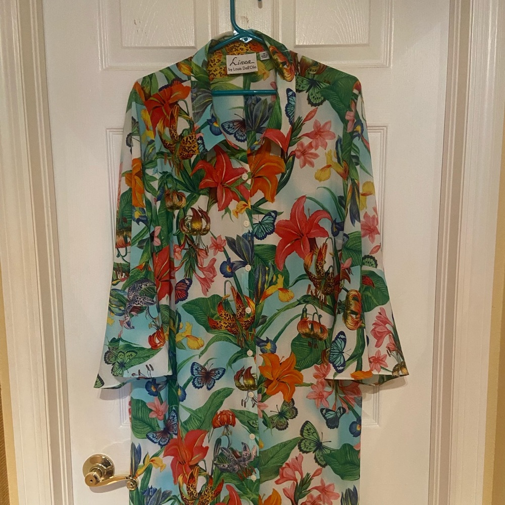 Linea by Louis Dell Olio Flowered Duster